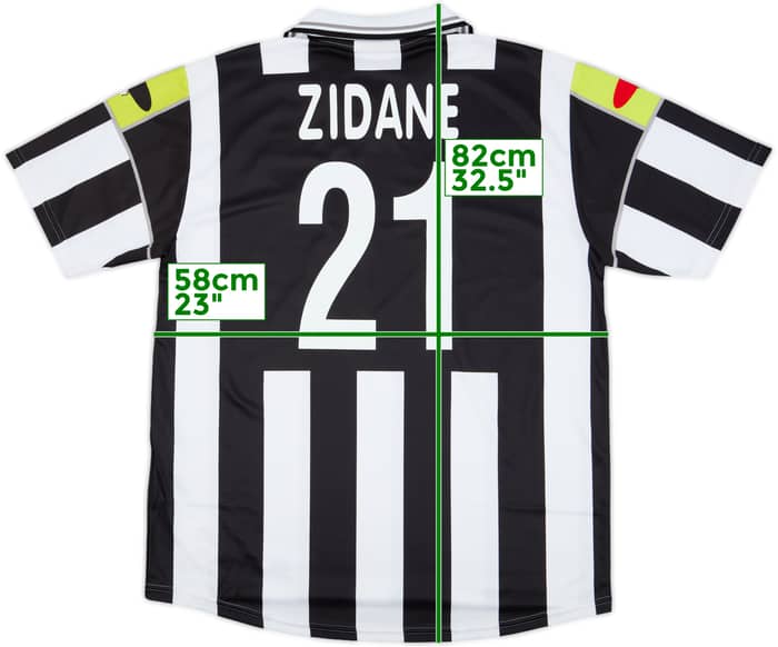 2000-01 Juventus Ciaoweb Home Shirt Zidane #21 (XL)