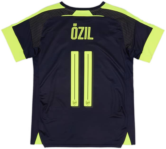 Camiseta de la tercera equipación del Arsenal 2016-17 Ozil #11 10/10 (Niños L)