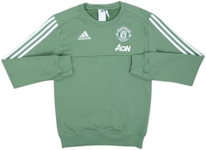 2017-18 Manchester United adidas Sweat Top - 10/10 - (XS)