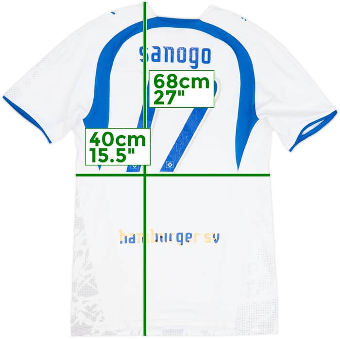 2006-07 Hamburg Home Shirt Sanogo #17 - 4/10 - (XS)
