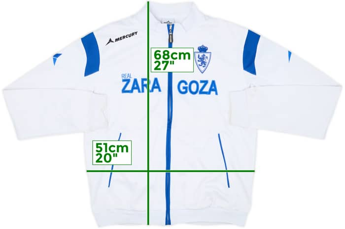2012-13 Real Zaragoza Mercury Track Jacket - 8/10 - (M)