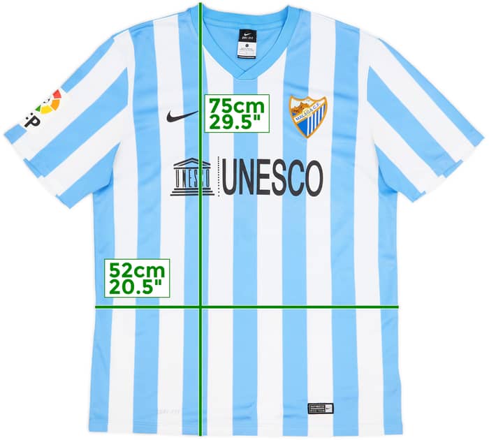 2014-15 Malaga Home Shirt - 6/10 - (L)