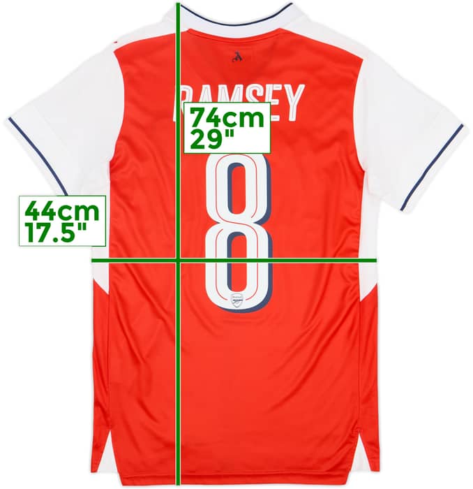 2016-17 Arsenal Camiseta Local Ramsey #8 - 6/10 - (S)