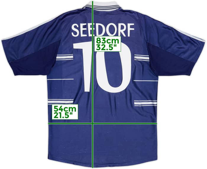 1998-99 Real Madrid Away Shirt Seedorf #10 - 7/10 - (L)