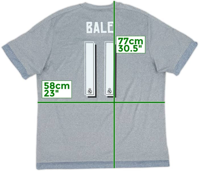2015-16 Real Madrid Away Shirt Bale #11 - 6/10 - (XL)