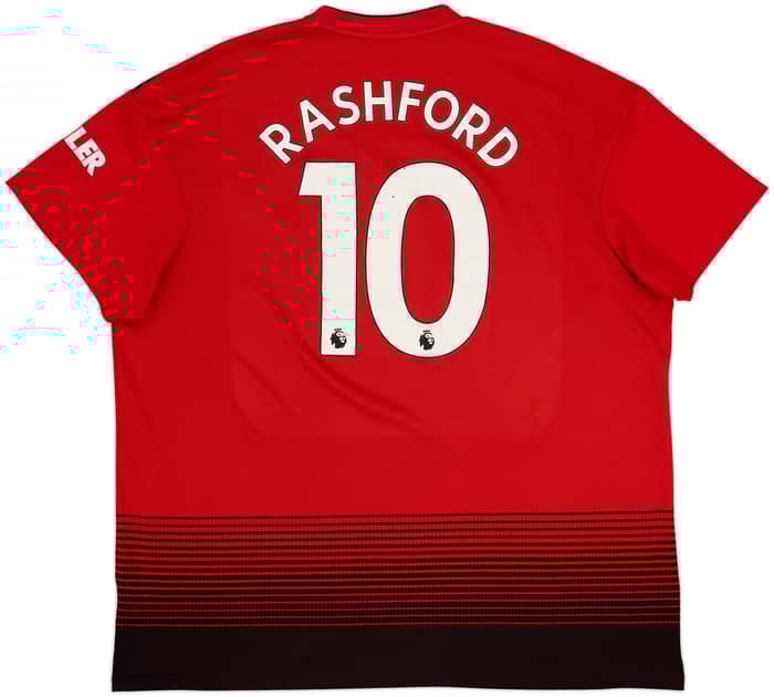 2018-19 Manchester United Home Shirt Rashford #10 - 5/10 - (XXL)