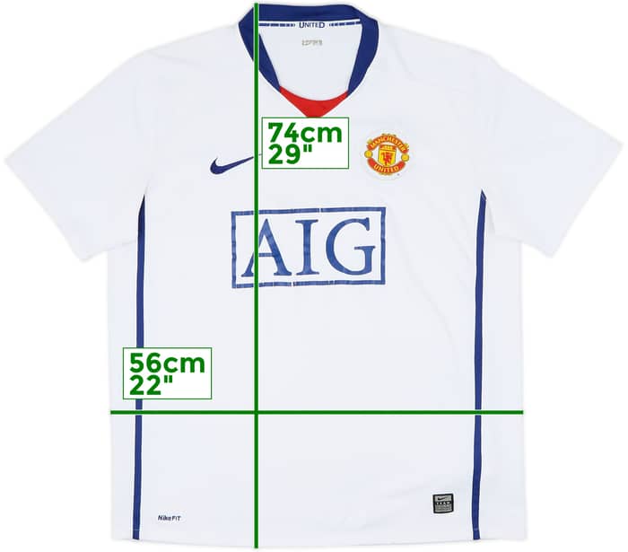 2008-10 Manchester United Away Shirt - 5/10 - (L)