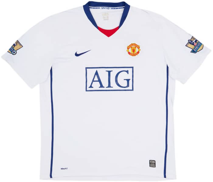 2008-10 Manchester United Away Shirt Vidic #15 - 9/10 - (XL)