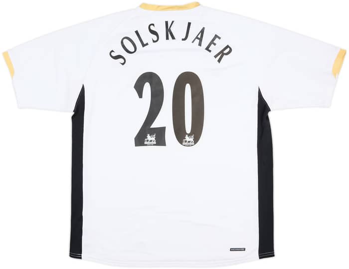 2006-08 Manchester United Away Shirt Solskjaer #20 - 8/10 - (XL)