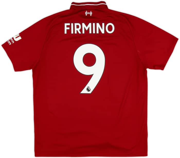2018-19 Liverpool Home Shirt Firmino #9 - 6/10 - (L)
