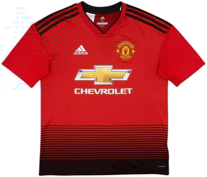 2018-19 Manchester United Home Shirt - 9/10 - (XL.Boys)