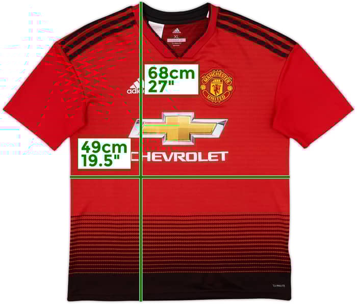 2018-19 Manchester United Home Shirt - 9/10 - (XL.Boys)