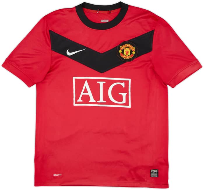 2009-10 Manchester United Home Shirt Berbatov #9 - 5/10 - (S)