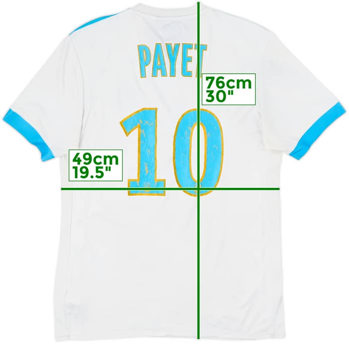 Camiseta de local del Olympique Marseille 2017-18 Payet #10 - 5/10 - (M)