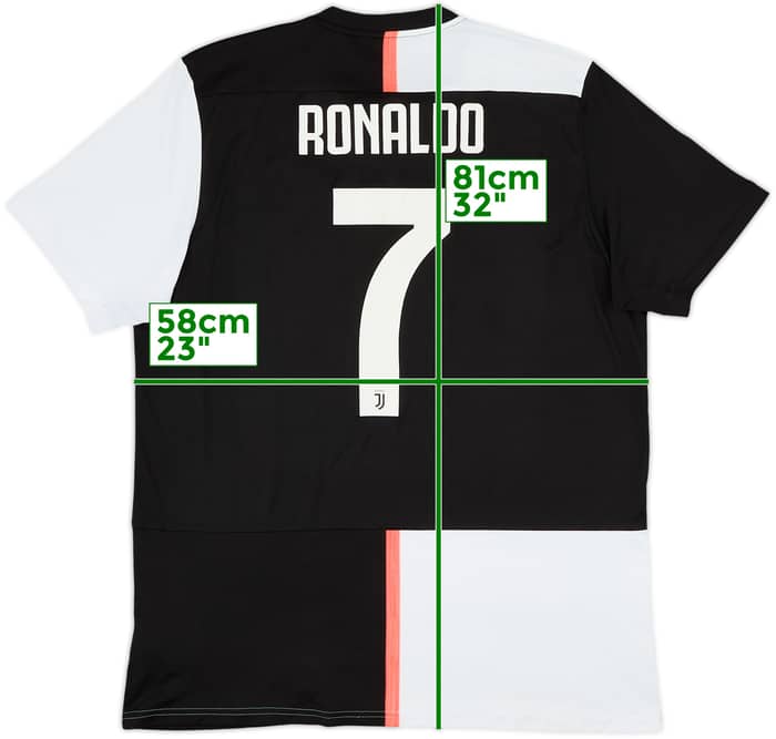 2019-20 Juventus Home Shirt Ronaldo #7 - 5/10 - (XL)