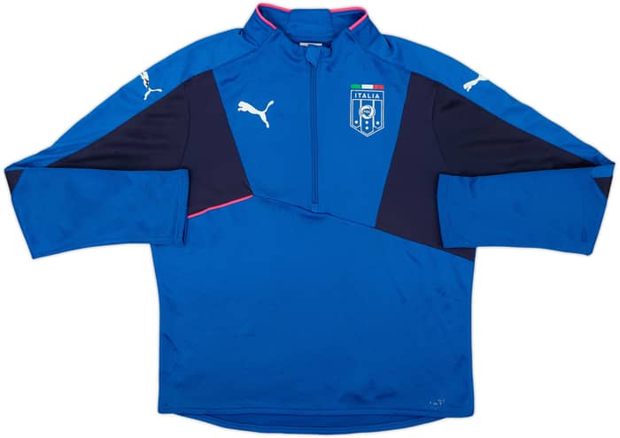 2014-15 Italy Puma 1/2 Zip Drill Top - 4/10 - (M)