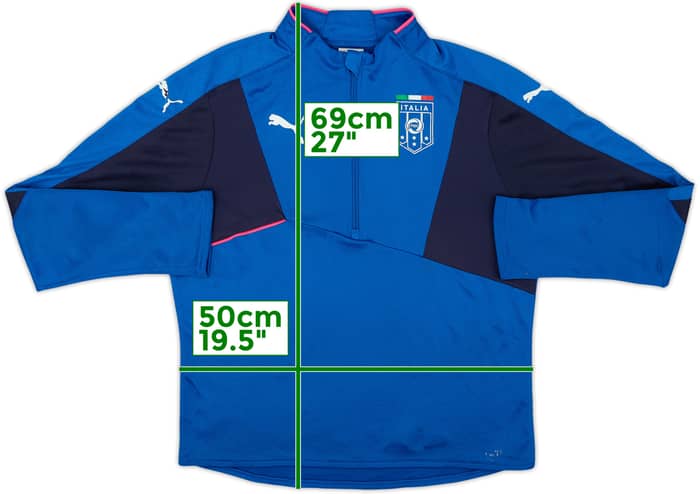 2014-15 Italy Puma 1/2 Zip Drill Top - 4/10 - (M)