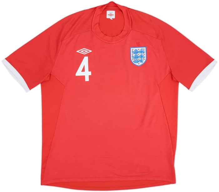 2010-11 England Away Shirt Gerrard #4 - 8/10 - (XXL)