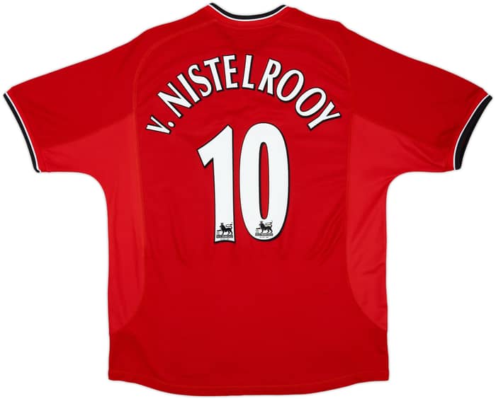 2000-02 Manchester United Home Shirt V.Nistelrooy #10 - 8/10 - (XL)