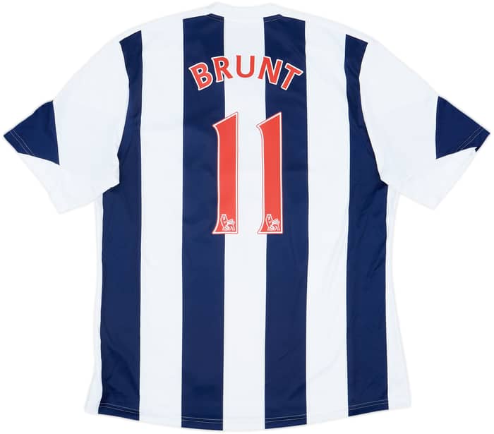 2013-14 West Brom Home Shirt Brunt #11 - 9/10 - (XL)