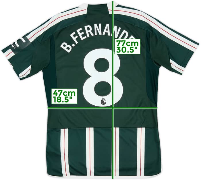 2023-24 Manchester United Away Shirt B.Fernandes #8 - 9/10 - (M)