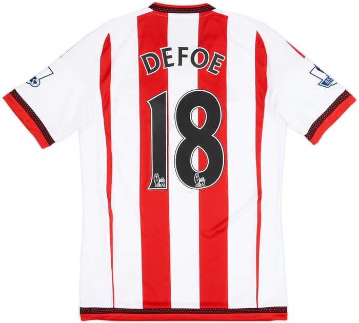 2015-16 Sunderland Home Shirt Defoe #18 - 6/10 - (S)