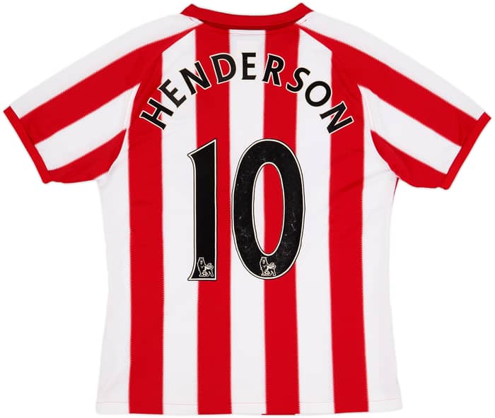 2010-11 Sunderland Home Shirt Henderson #10 - 6/10 - (M)