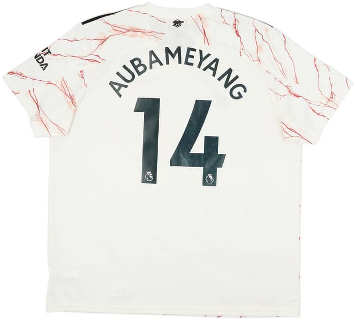 2020-21 Arsenal Away Shirt Aubameyang #14 - 8/10 - (XXL)