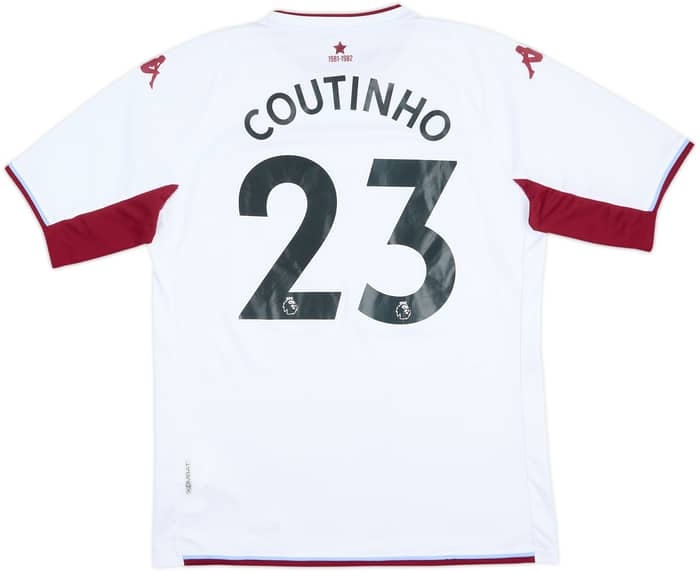 2021-22 Aston Villa Away Shirt Coutinho #23 - 9/10 - (XL)