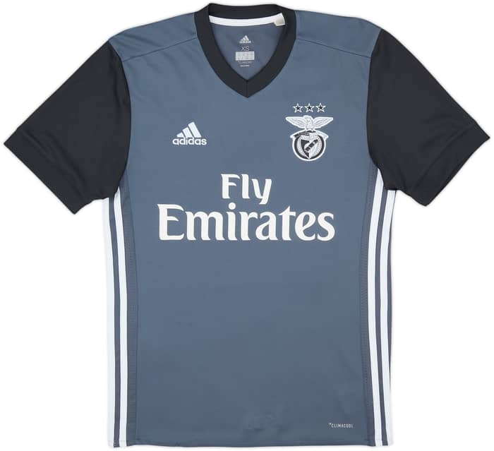 Camiseta de visitante del Benfica 2017-18 Raul #9 - 6/10 - (XS)