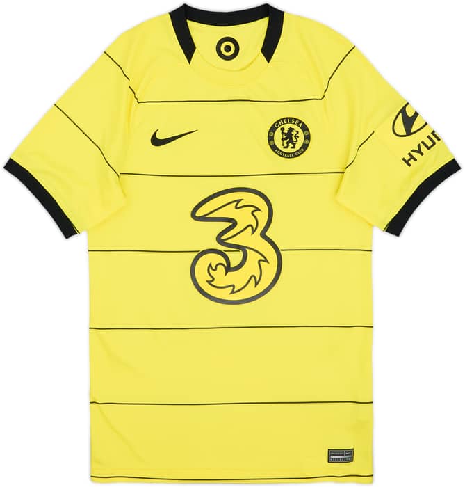 2021-22 Chelsea Away Shirt T.Silva #6 - 8/10 - (XS)