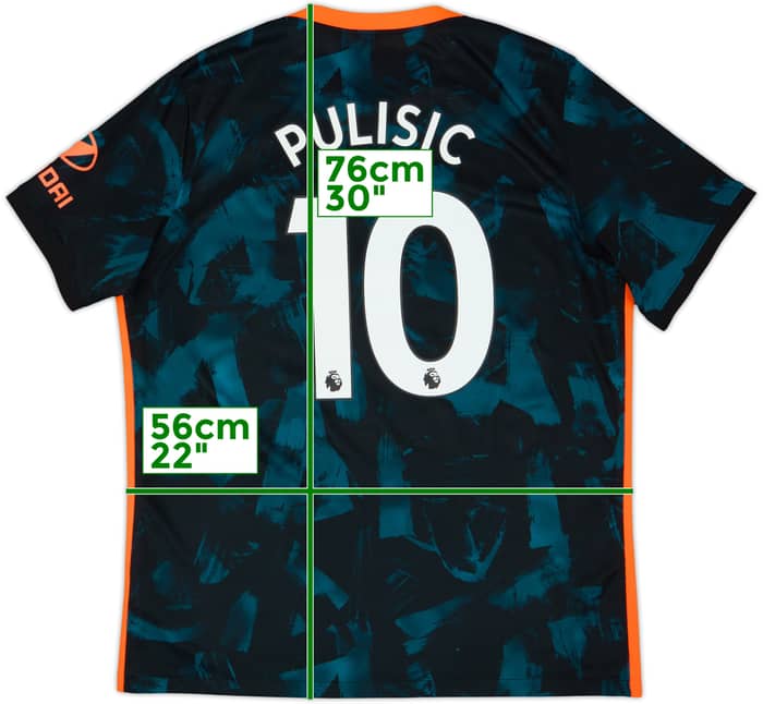 2021-22 Chelsea Third Shirt Pulisic #10 - 10/10 - (XL)