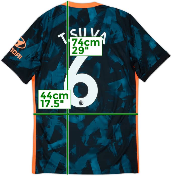 2021-22 Chelsea Third Shirt T.Silva #6 - 8/10 - (S)