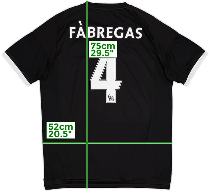 2015-16 Chelsea Third Shirt Fabregas #4 - 7/10 - (L)