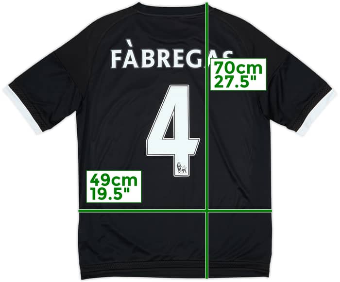 2015-16 Chelsea Third Shirt Fabregas #4 - 8/10 - (XL.Boys)