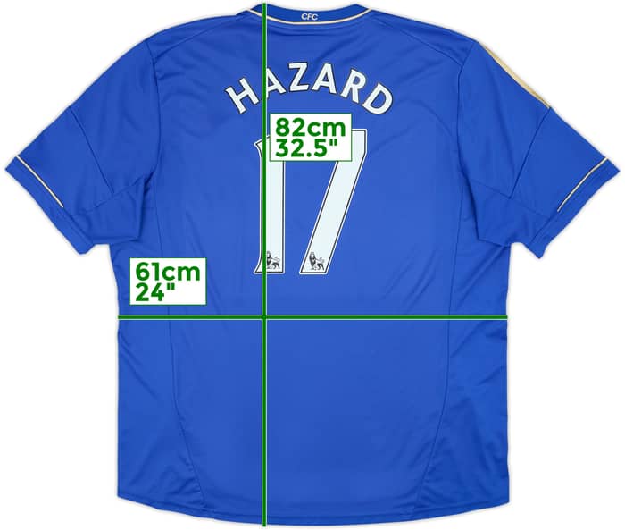 2012-13 Chelsea Home Shirt Hazard #17 - 8/10 - (XXL)