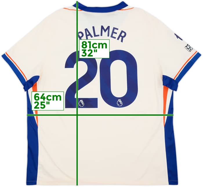 2024-25 Chelsea Away Shirt Palmer #20 - 7/10 - (XXL)