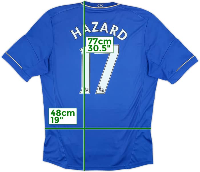 2012-13 Chelsea Camiseta Local Hazard #17 - 6/10 - (L)