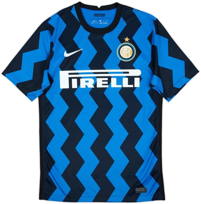 2020-21 Inter Milan Home Shirt Lukaku #9 - 8/10 - (S)