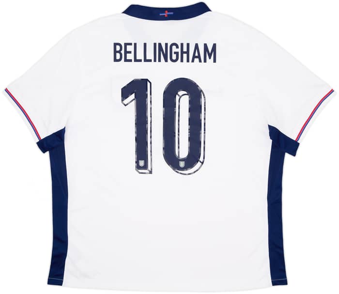 2024-25 England Home Shirt Bellingham #10 - 9/10 - (XXL)