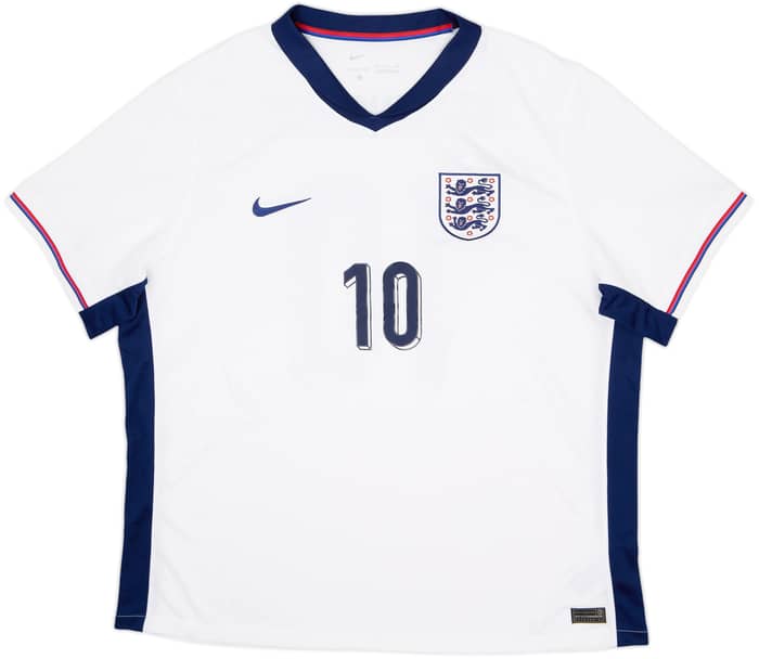 2024-25 England Home Shirt Bellingham #10 - 9/10 - (XXL)
