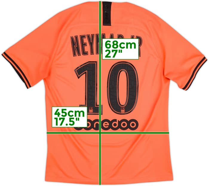 2019-20 Paris Saint-Germain Camiseta de Visitante Neymar Jr #10 - 9/10 - (M)