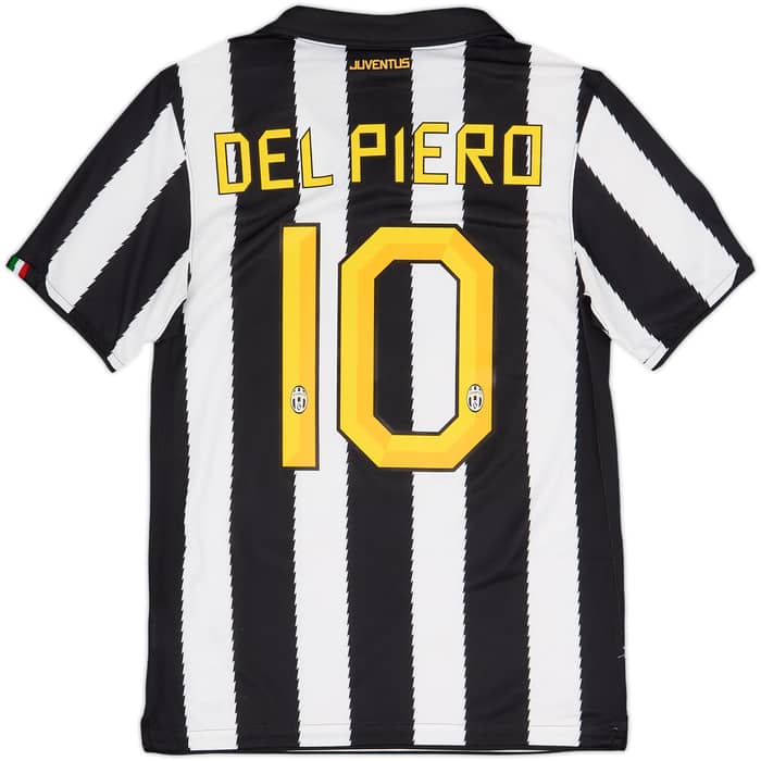 2010-11 Juventus Home Shirt Del Piero #10 - 8/10 - (S)