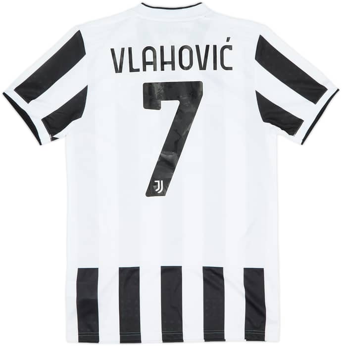 Camiseta de local del Juventus 2021-22 Vlahovic #7 (S)