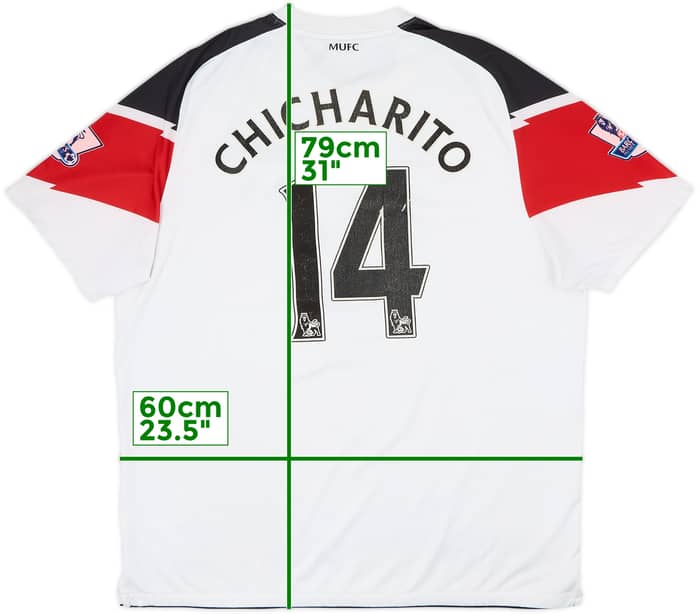 2010-12 Manchester United Away Shirt Chicharito #14 - 5/10 - (XL)