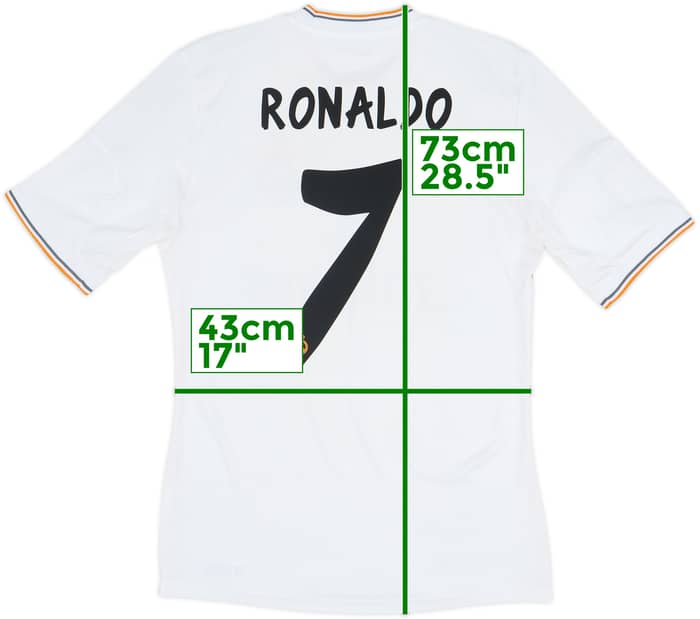 2013-14 Real Madrid Home Shirt Ronaldo #7 - 5/10 - (S)