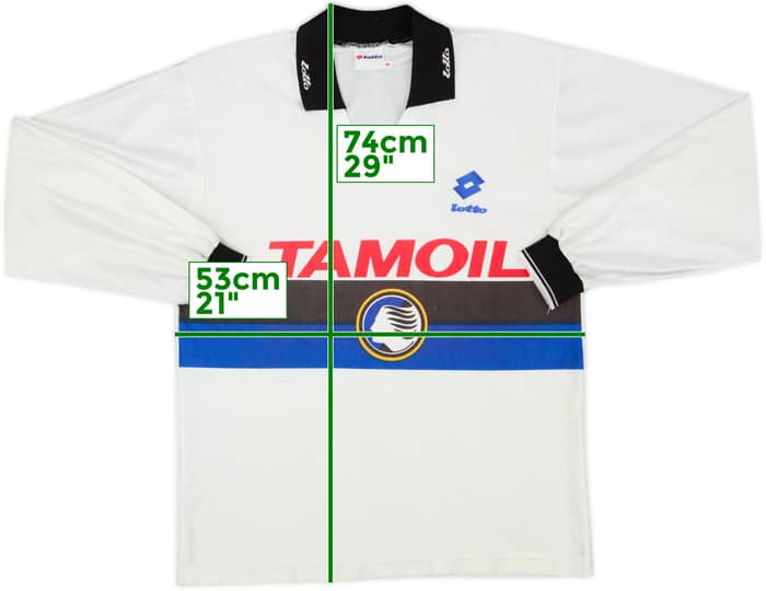 1995-96 Atalanta Away L/S Shirt - 6/10 - (L)