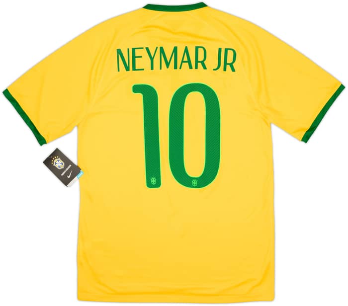 2014-15 Brazil Home Shirt Neymar Jr #10 (S)
