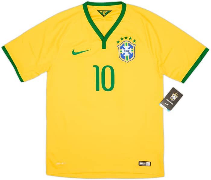 2014-15 Brazil Home Shirt Neymar Jr #10 (S)