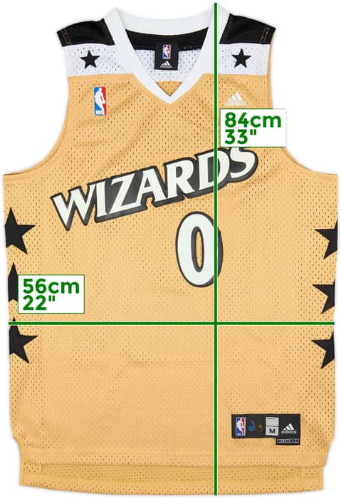 2006-09 Washington Wizards Arenas #0 adidas Swingman Alternate Jersey - 8/10 - (M)